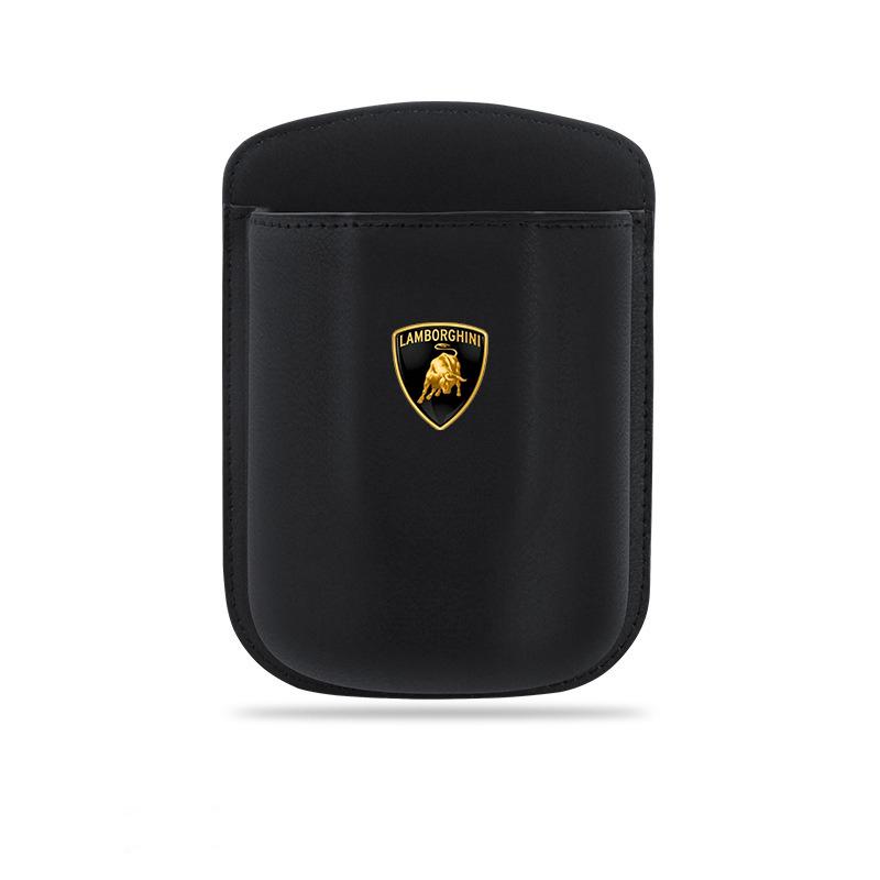 Leather Car Water Cup Box Back Seat Drink Rack For Lamborghini LP570 LP610 Urus LP700 LP770 Gallardo Aventador InteriorAccessory TT8