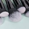 15-Piece High-End Makeup Brush Set: Black Powder, Eyeshadow, Blush & Multifunctional Tools