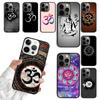 Aum om Намасте Символ Дзен Йога Чехол для телефона Для iPhone 17 Air 14 13 12 16Pro Max 15 Plus Max Чехол-оболочка coque