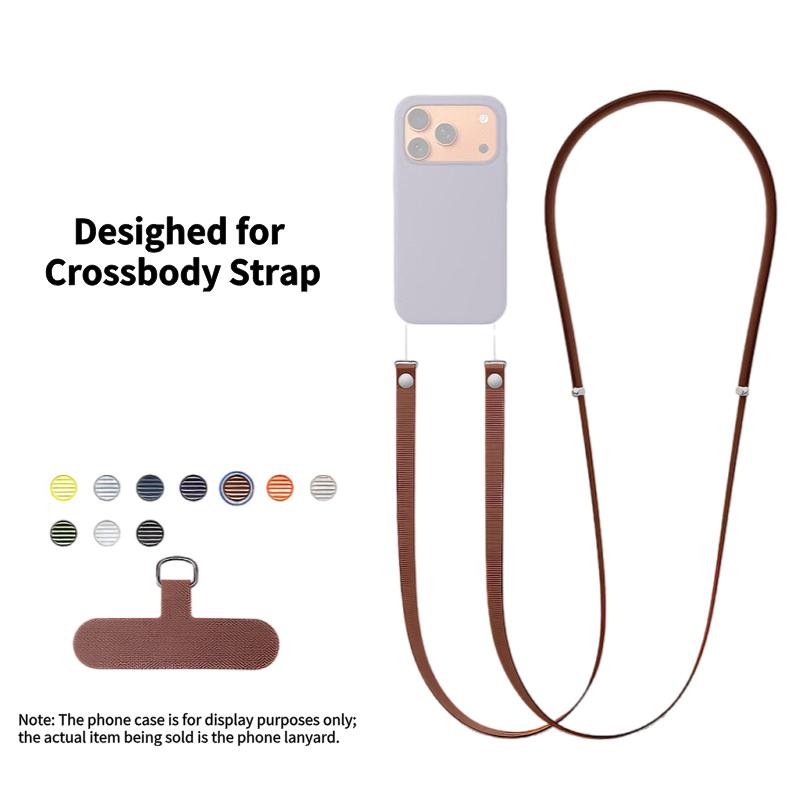 For IPhone 17 Phone Case Hanging Rope Multifunctional High Fixed Strength Magnetic Braided Adjustable Hanging Rope