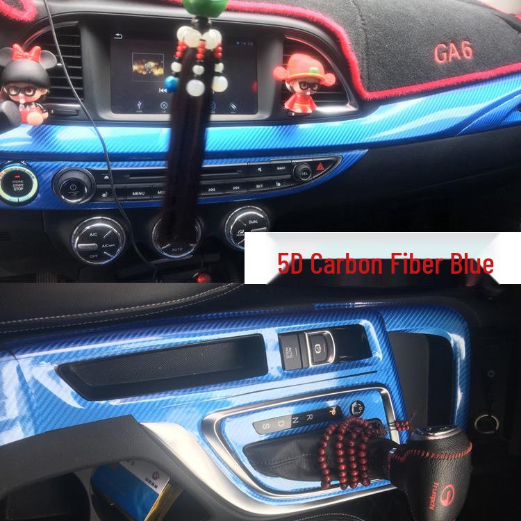 Carbon Fiber Interior Stickers for GAC Trumpchi GA6 Center Console & Gear Shift