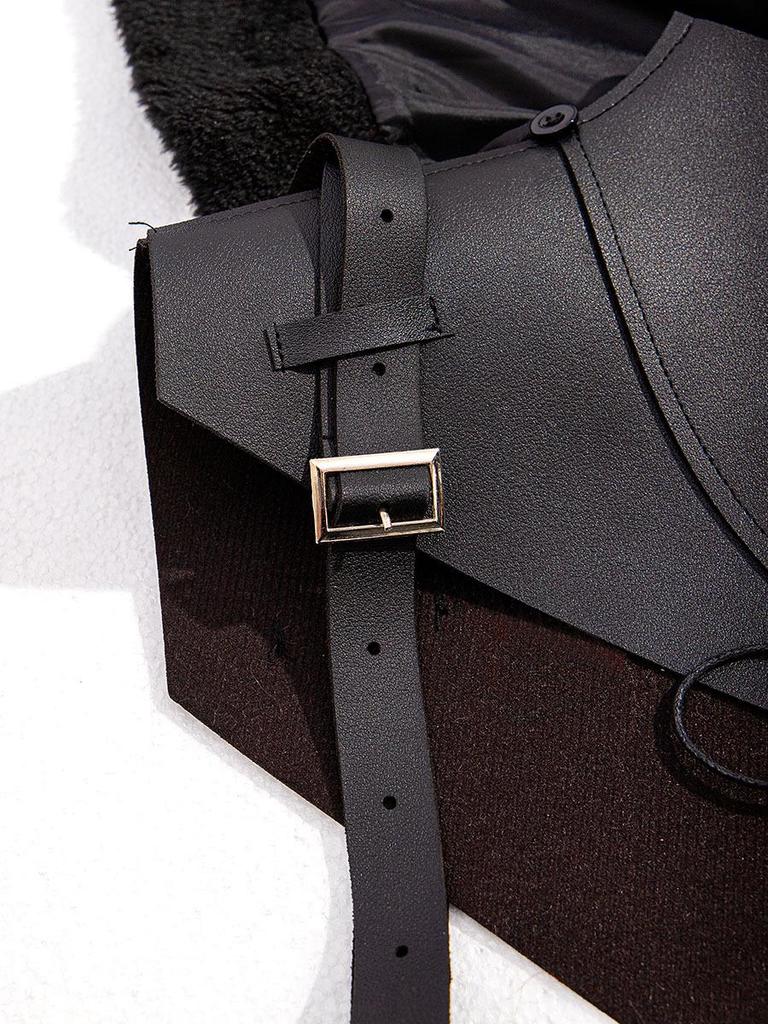 Мужской средневековый костюм вампира-демона - Шарф, Хэллоуин, Косплей, Сценическое выступление, Вечеринка, Плащ