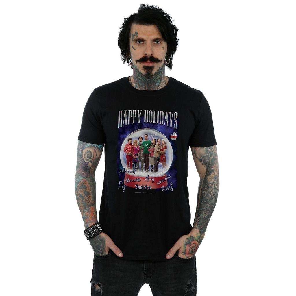 The Big Bang Theory Мужская футболка «Счастливых праздников»