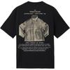 STONE ISLAND Классическая футболка с коротким рукавом и надписью, мужской топ, черный K1S1521000-37S0091-V0029