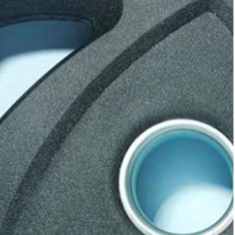 WEZHO Rubber Coated Hand-Grip Barbell Plate