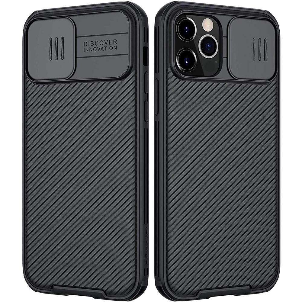 Чехол для телефона Apple iPhone 14 13 12 Pro Max, NILLKIN Защита камеры Сдвижная защитная крышка Чехол-защита объектива для iPhone 12 5G