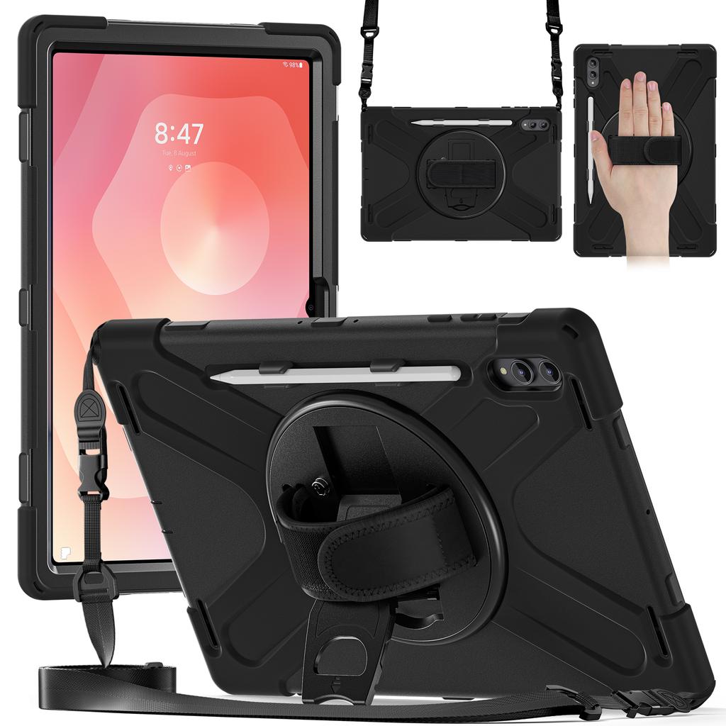360 Degree Rotating Rugged Shockproof Protective Tablet Cover for Samsung for Galaxy Tab S8 S9 S11 Ultra Case Made Durable