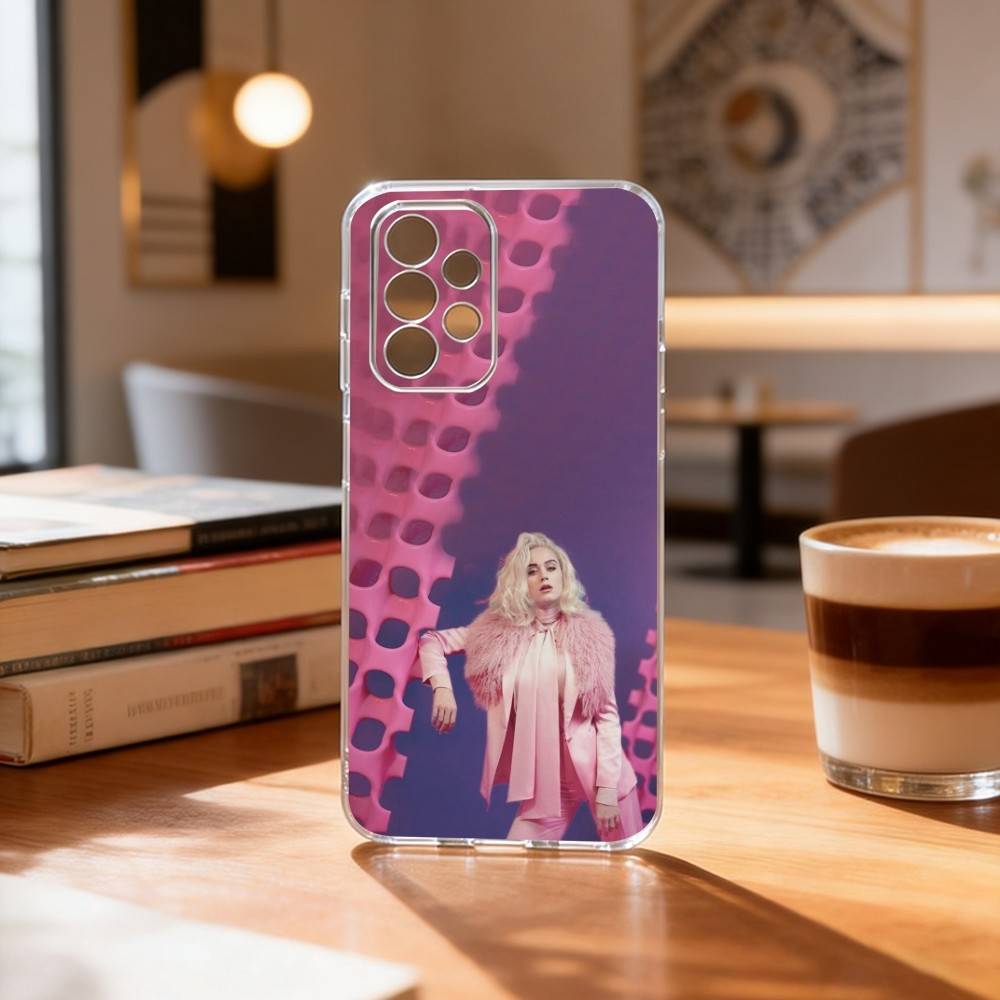 Чехол для телефона певицы K-Katy Perry для Samsung S25, S24, S21, S22, S23, S30, Ultra, S20, Plus, Fe Прозрачный чехол