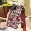 Fashion Back Cover Phone Case For Tecno Pova/LD7 Waterproof Dirt-resistant Anti-knock Silicone Shockproof Wrist Strap