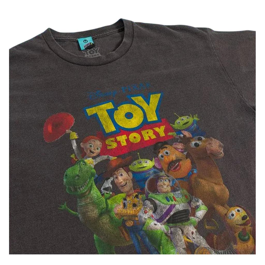 Toy Story Unisex Adult The Toys Are Back in Town Vintage Wash T-Shirt
