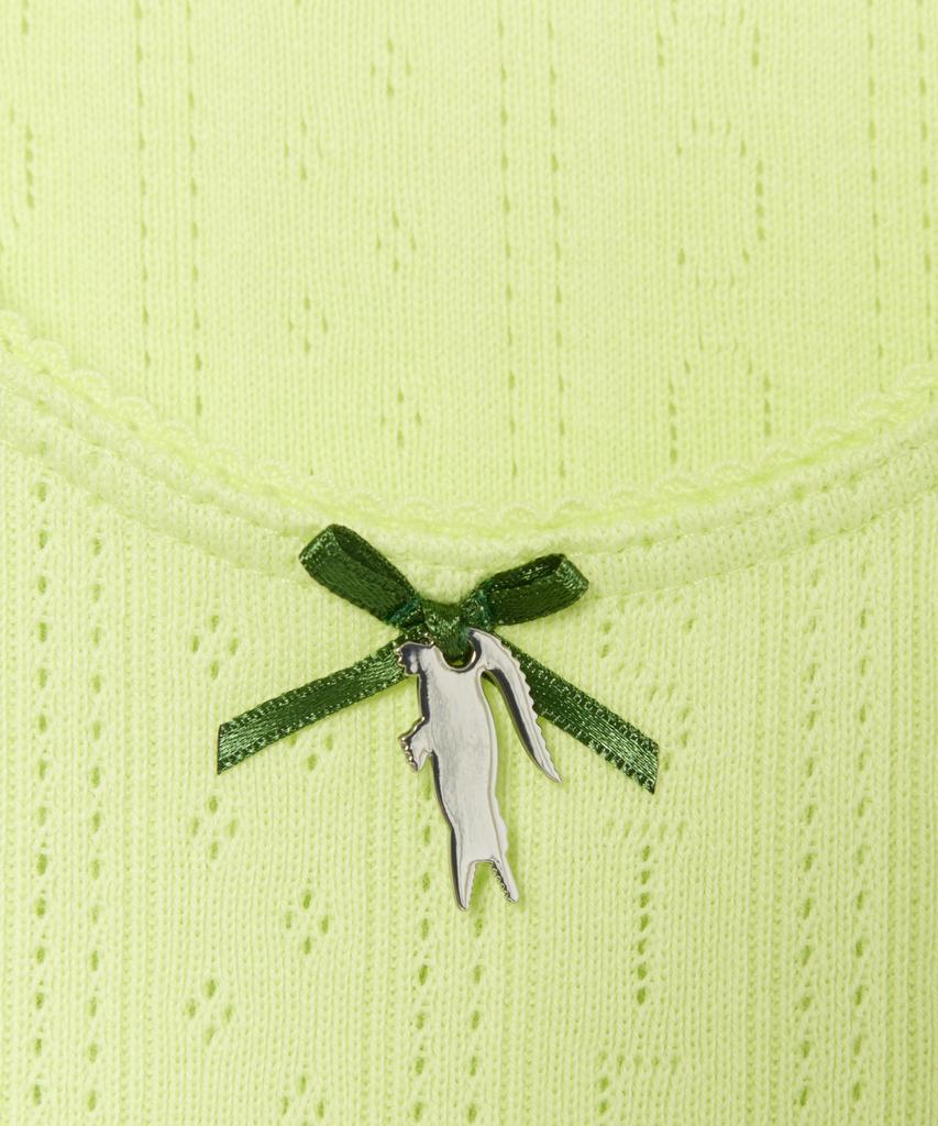 LACOSTE Женский топ без рукавов Pointel Tf5279-56G Bic