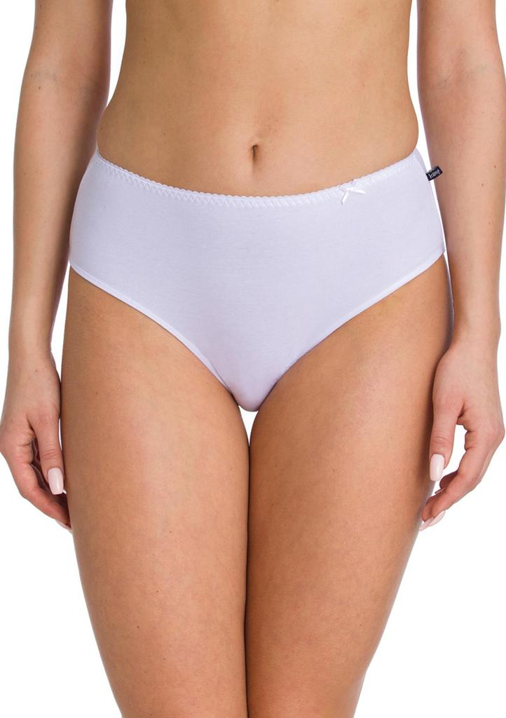 Wyższe gładkie figi damskie (2 pack) LPC 110
