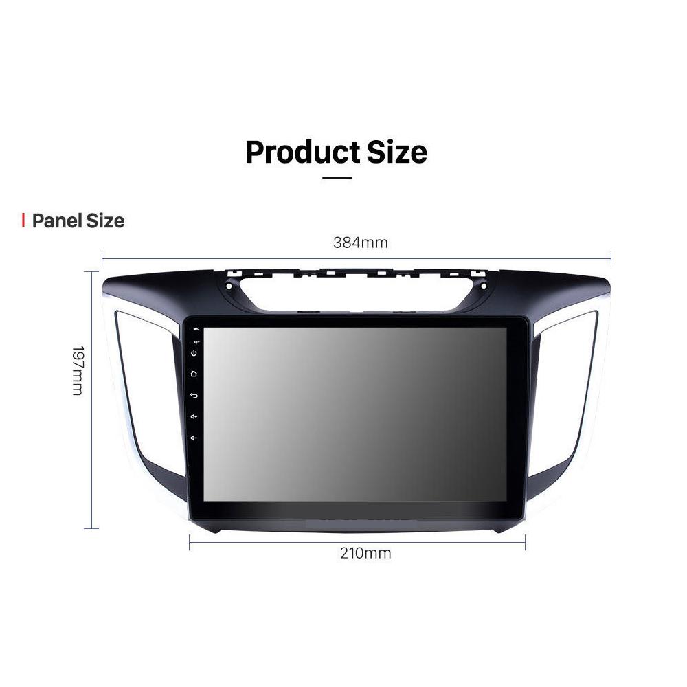 icreative Автомобильная магнитола Android для Hyundai Creta IX25 2015-2018, мультимедийный плеер 2 Din, навигация, GPS Carplay, стерео 2Din, авто