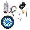 DIY Encoder Gear Motor with Mounting Bracket 65mm Wheel Kit for Smart Car Robot DC6V