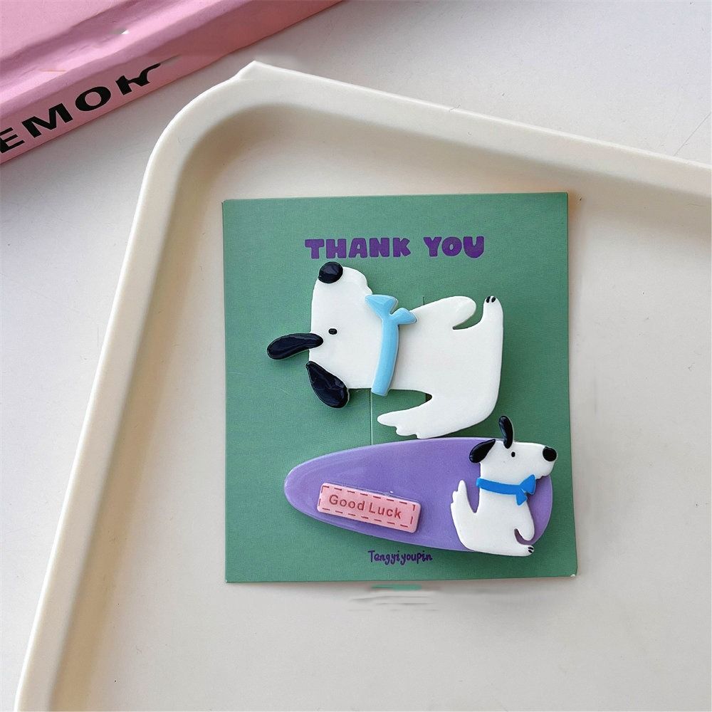 Kawaii Bear BB Clip Candy Color Cute Barrettes Set Funny Cartoon Mini Hair Clip Kids