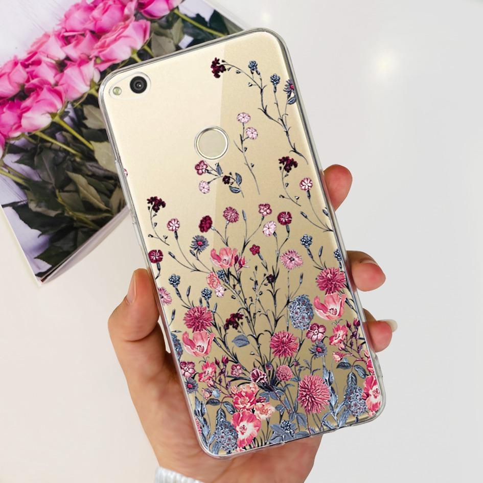 For Huawei P8 Lite 2017 Case P9 Lite 2017 Cover Fashion Marble Transparent Soft Bumper For Honor 8 Lite PRA-LX2 Nova Lite Covers