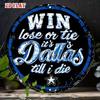 Двумерный плоский спортивный командный знак, Круглая алюминиевая металлическая жестяная настенная art для домашнего декора, спальни, гостиной