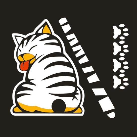 Практичный стеклоочиститель, легкая легкая наклейка с защитой от царапин, самоклеящиеся стекла, декоративные наклейки на заднее окно для стайлинга автомобиля