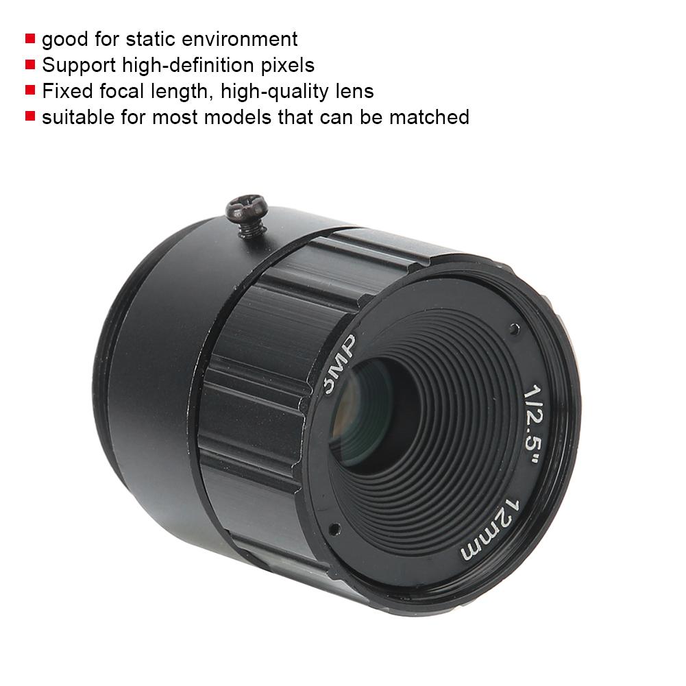 CCTV Fixed Lens 12mm 3MP High Definition CS Mount for Camera