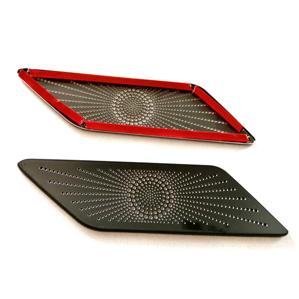 For Haval H6 3rd Gen 2022 Rear Door Audio Sound Speaker Panel Cover Auto Interior Accessories Stainless Steel