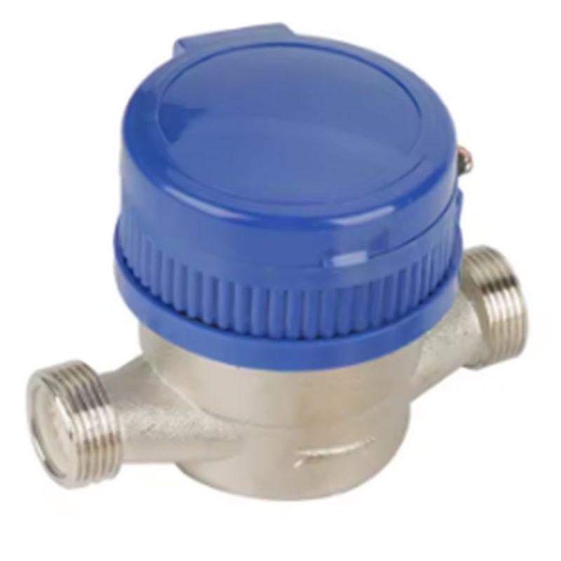 ABIY Home Water Meter 15Mm 1/2 Inch Cold Water Meter With Fittings 15Mm Cold Water Meter