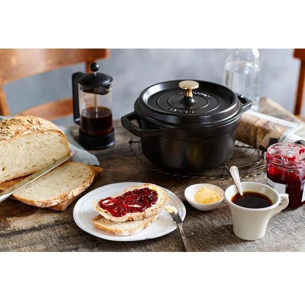 Casserole Zwilling Staub Round 20cm Black 2.2l (1102025)