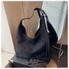 IELGY Ladies Tote Bag Autumn Winter Suede Large Capacity One-Shoulder Underarm Retro Commuter Child-Mother Bag