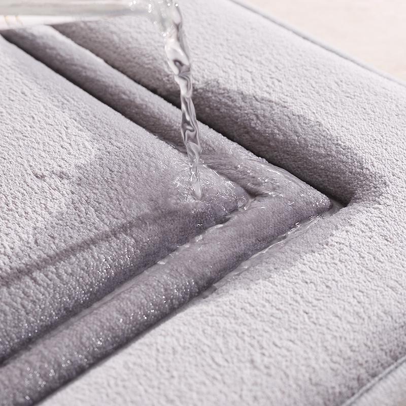 Противоскользящий напольный коврик Cross-Border Memory Foam для прихожей, ванной комнаты и кухни
