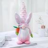 1 Pc - Cute Easter Pointed Hat Rabbit Doll Ornament, Cute Faceless Doll Decoration