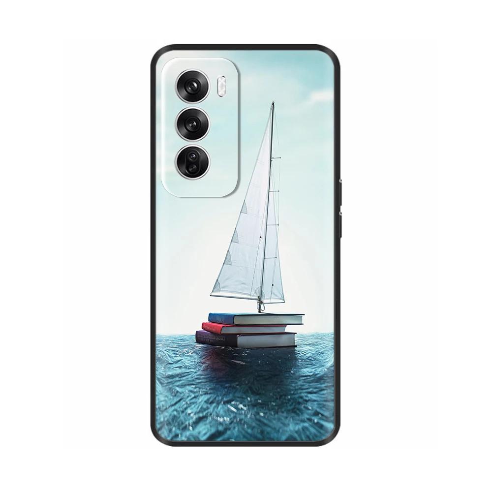 Чехол для OPPO Reno 12 5G Новый модный окрашенный чехол Силиконовый мягкий ТПУ чехлы для телефона Для OPPO Reno 12 Pro 5G Корпус reno12 Pro Fundas