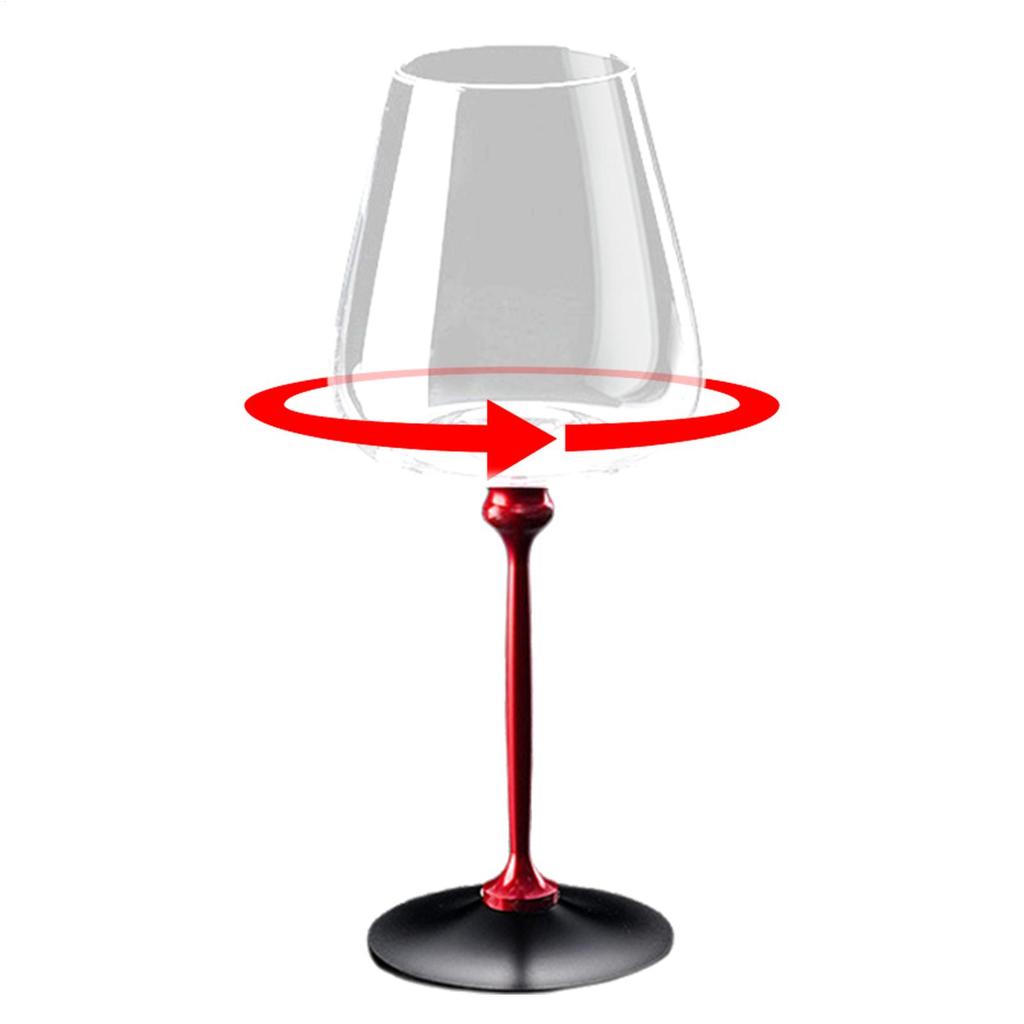 Бокал для вина Изысканный бокал для вина Хрустальная посуда Катящийся Эргономичный Органайзер Держатель Для коктейлей Питьевой День рождения Бассейн Свадьба