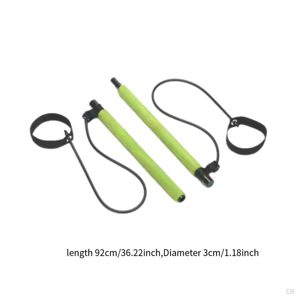 Секция пилатес-бара с эспандерами для домашнего фитнеса