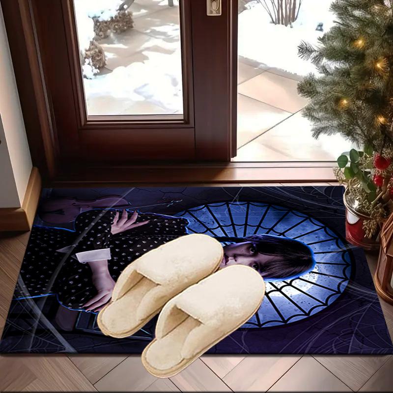 Wednes-day Gothic Family Reunion Carpet, Chair Rug,Rug for Office Bedroom living rooms, Doormat decor Fan Gift Christmas Gift