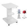 Beauty Instrument Stand Cart 3 Tier Rolling Storage Stand Mobile Cart with Wheel for Spa