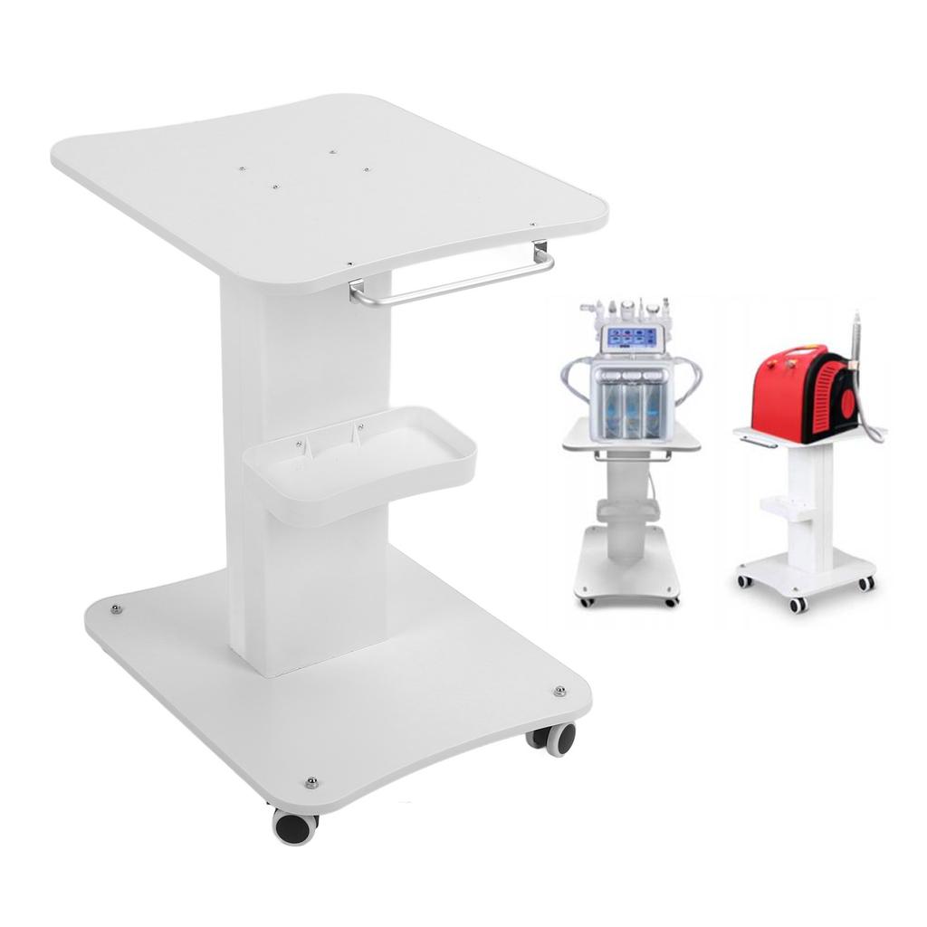 Beauty Instrument Stand Cart 3 Tier Rolling Storage Stand Mobile Cart with Wheel for Spa