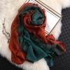Women's Spring and Autumn Elegant Atmosphere Sunscreen Silk Scarf Long Beautiful Gradient Color Shawl