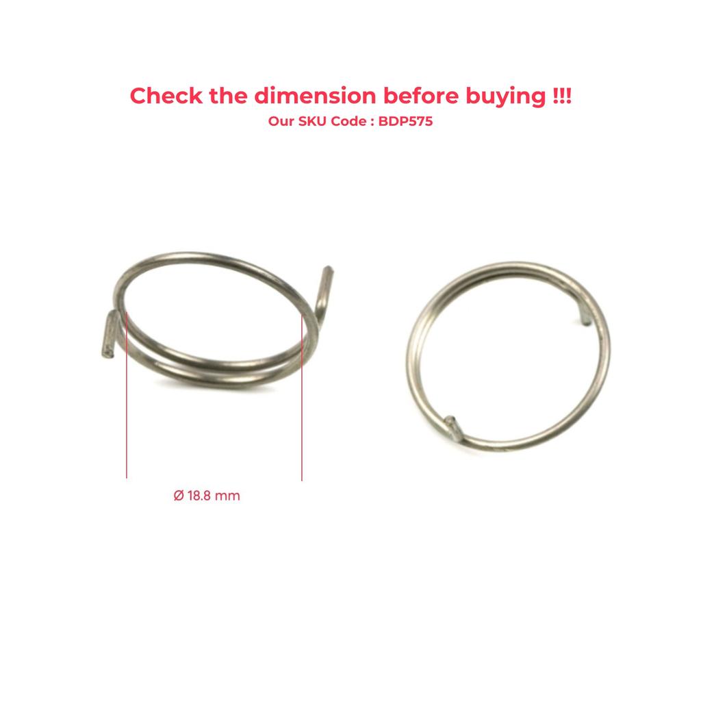 ESC EDP575 2 шт. пружины для ремонта привода дверного замка, правая и левая A1637302335 для Mercedes ML W163 1997-2005 диаметр: 18,8 мм