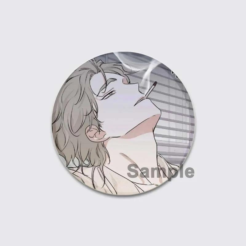 32/44/58mm BL Anime Low Tide In Twilight Badge Cartoon Brooches On Backpack Clothes Handmade Round Enamel Pins for Jewelry Gift Accessory
