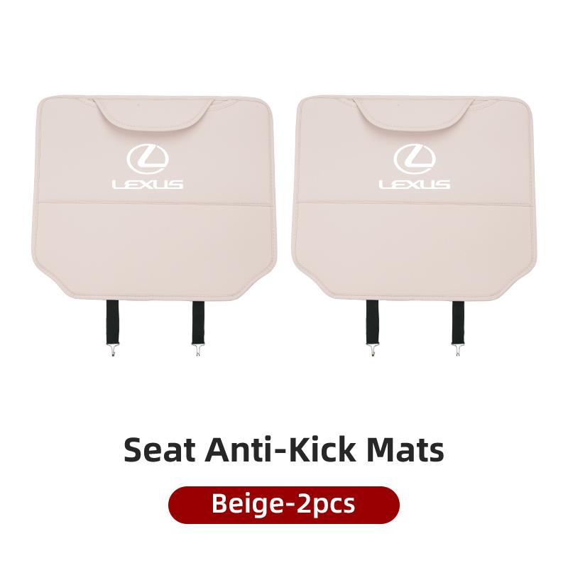 2026 Hot Interior Stickers Car Seat Anti-Kick Pad Seatback Storage Protector Cover Accessories For Lexus CT ES GS NX IS250 CT200