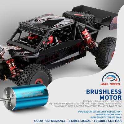 WLtoys 124016 автомобиль с дистанционным управлением, внедорожный автомобиль, высокоскоростной гусеничный автомобиль с дистанционным управлением, 1/12, 2,4 ГГц, гонка