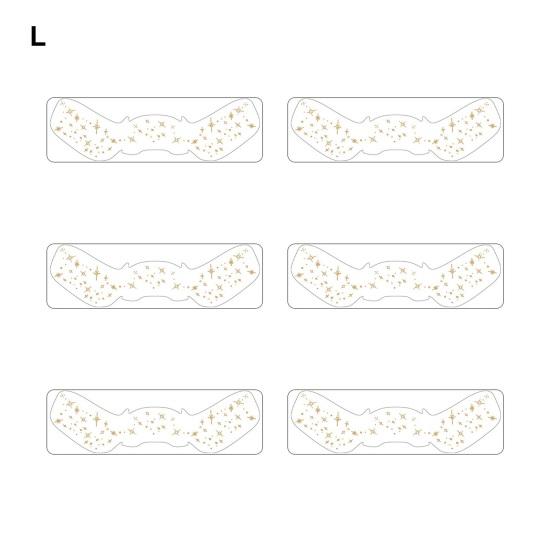Yousheng 6 шт. золотые блестящие веснушки наклейки для лица татуировки водонепроницаемые искусственные веснушки патчи мерцающий макияж крапинки для гламурного образа
