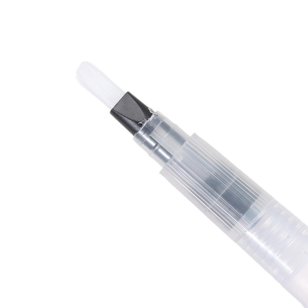 3/6Pcs Plastic Water Pen Water Soluble Colored Art Supplies Watercolor Soft Pen Brush