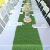 Artificial Grass Table Runner Decorative Green Realistic for Holiday, Party, Indoor, Outdoor,