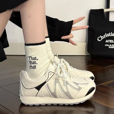 Сверхлегкие новые женские туфли для кампуса, беговые, универсальные, дышащие, с мягкой подошвой, осенние, простые, модные, легкие спортивные туфли