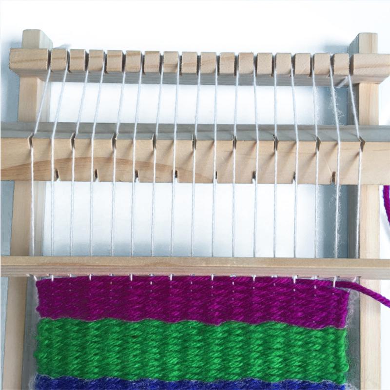 DIY ручное вязание деревянных ткацких станков, игрушки, детский ткацкий станок, технология межлекционного развития