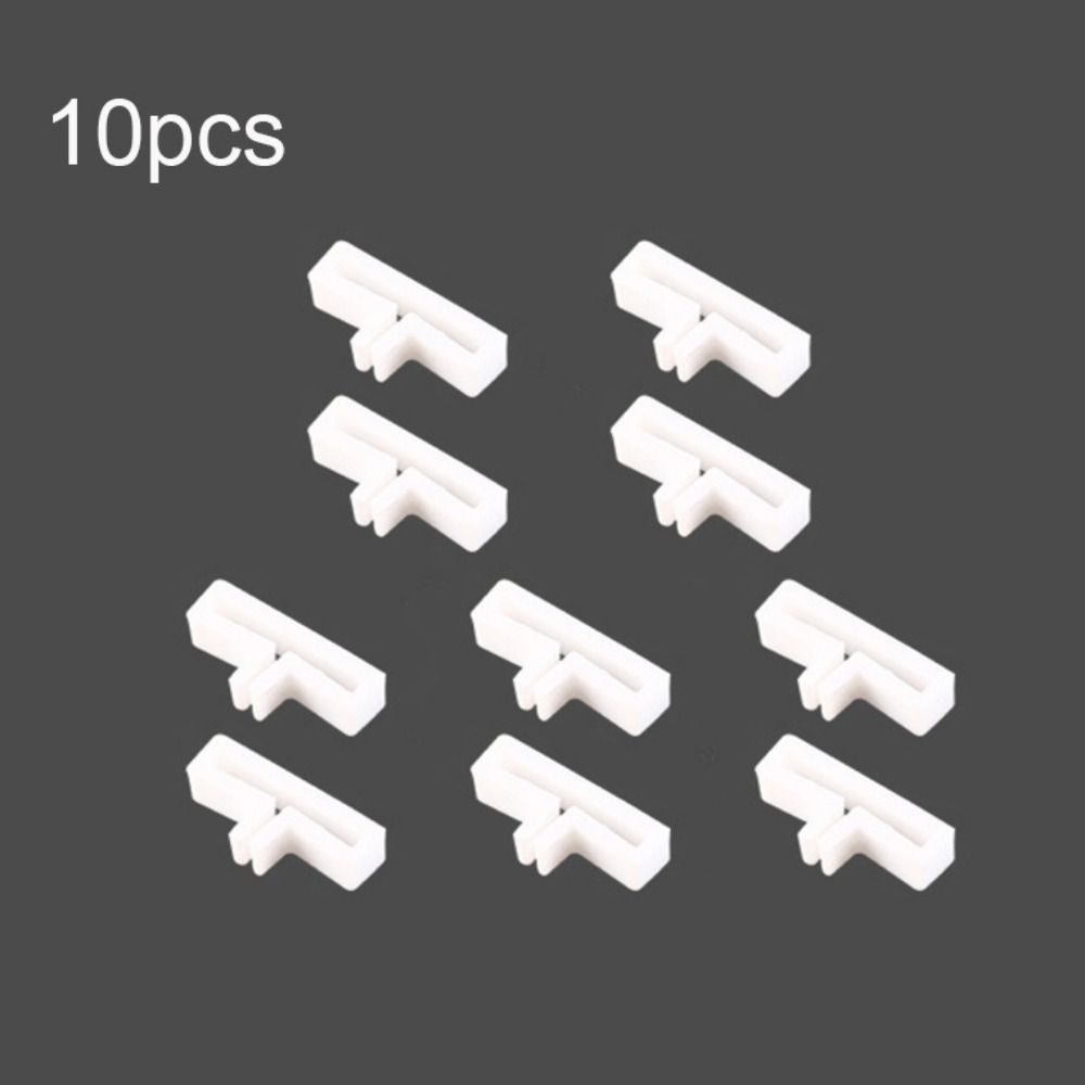 10 шт., пластиковая пряжка-удлинитель для перегородки, белые аксессуары для перегородок ящика, нижнее белье
