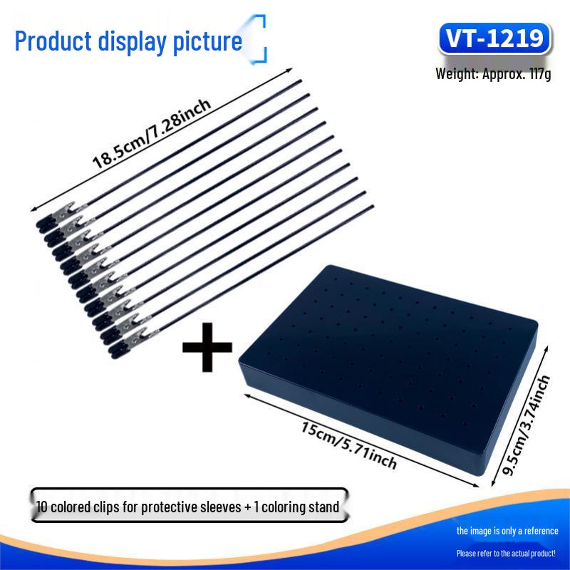 Metal Model Painting Clips with Protective Stand for Gundam Figures