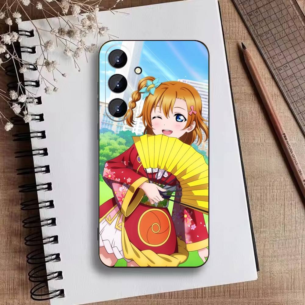 Чехол для телефона L-Love live-Kousaka Honoka Для Samsung Galaxy A73,A72,A71,A70,A52,A51 Другие Мягкий черный чехол
