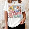 Liz McGuire Retro Pattern Tshirt All Season Pure Cotton Casual Fashion Suitable for Both Unisex and Women