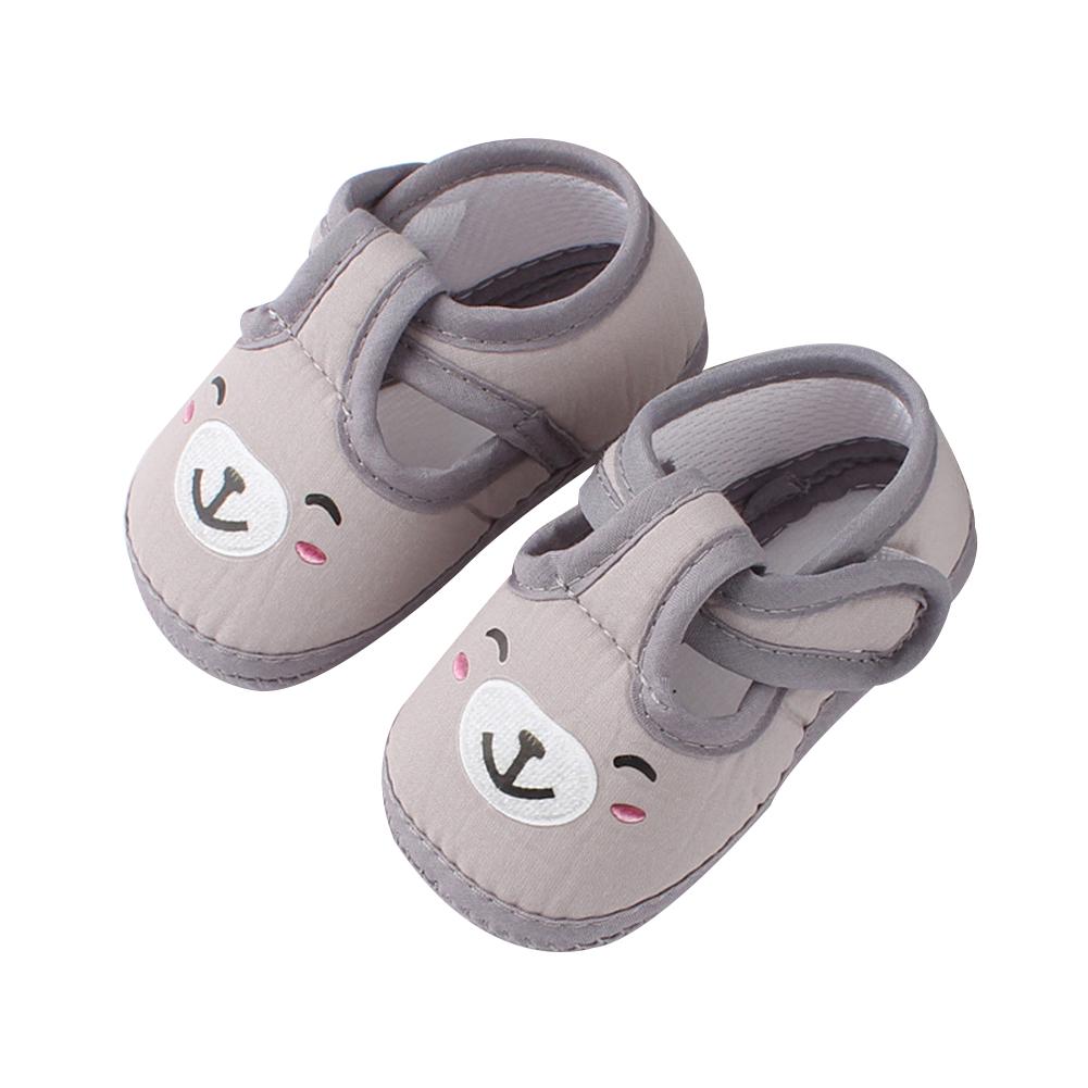 Girl Cartoon Slip Prewalker Flat Boy Anti Breathable Toddler Shoes